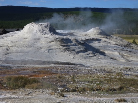 on Old Faithful Basin walk